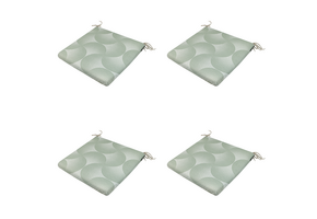 Madison - Zitkussen Napels - Groen - 40x40x4,5cm - Set van 4