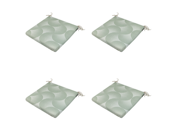 Madison - Zitkussen Napels - Groen - 40x40x4,5cm - Set van 4