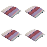 Madison - Zitkussen Nox - Mulitkleur - 46x48x4,5cm - Set van 4