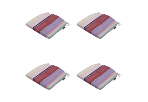 Madison - Zitkussen Nox - Mulitkleur - 46x48x4,5cm - Set van 4