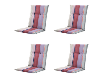 Madison - Kussen lage rug Nox - Mulitkleur - 105x50x6cm - Set van 4