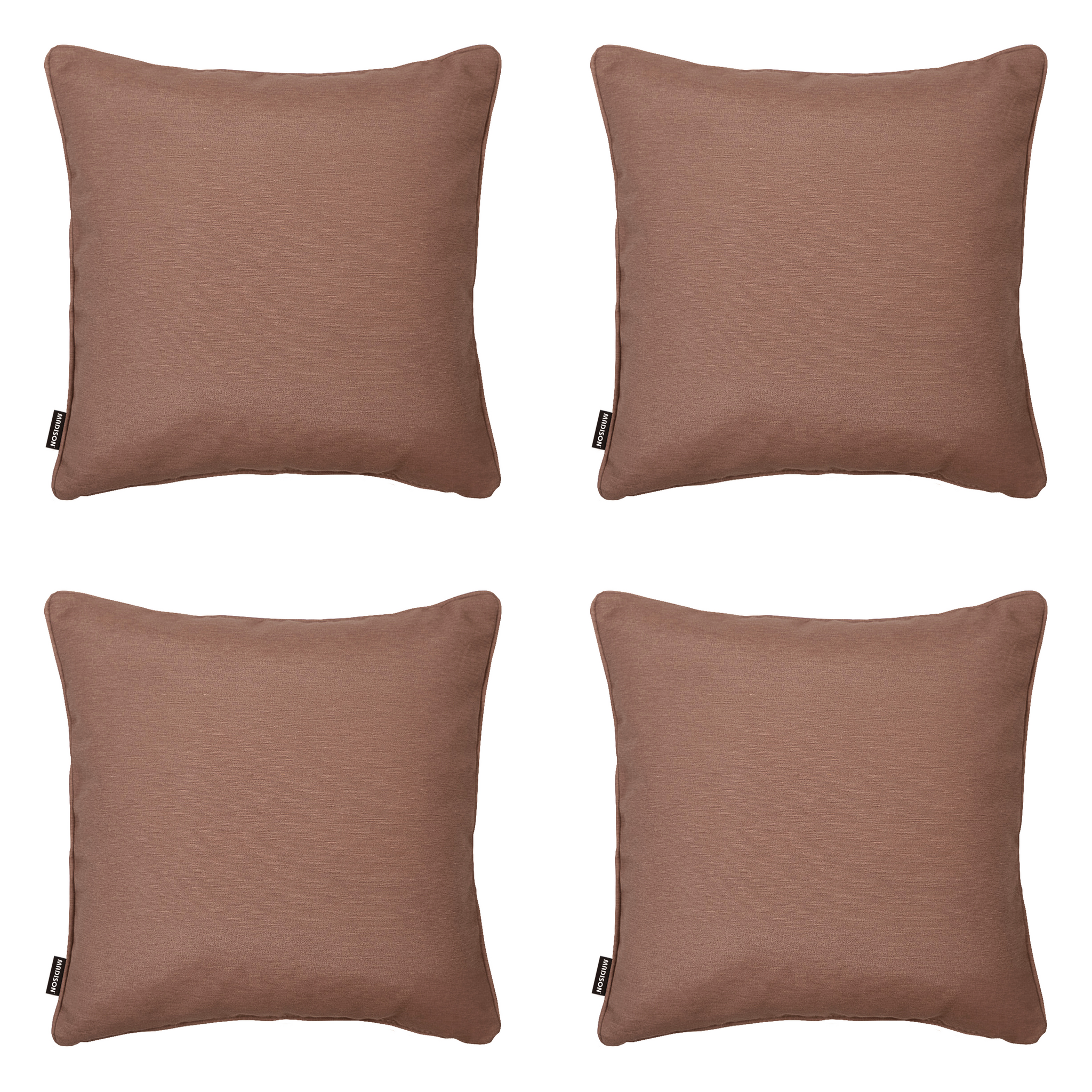 Madison - Sierkussen Panama - Bruin - 60x60x10cm - Set van 4