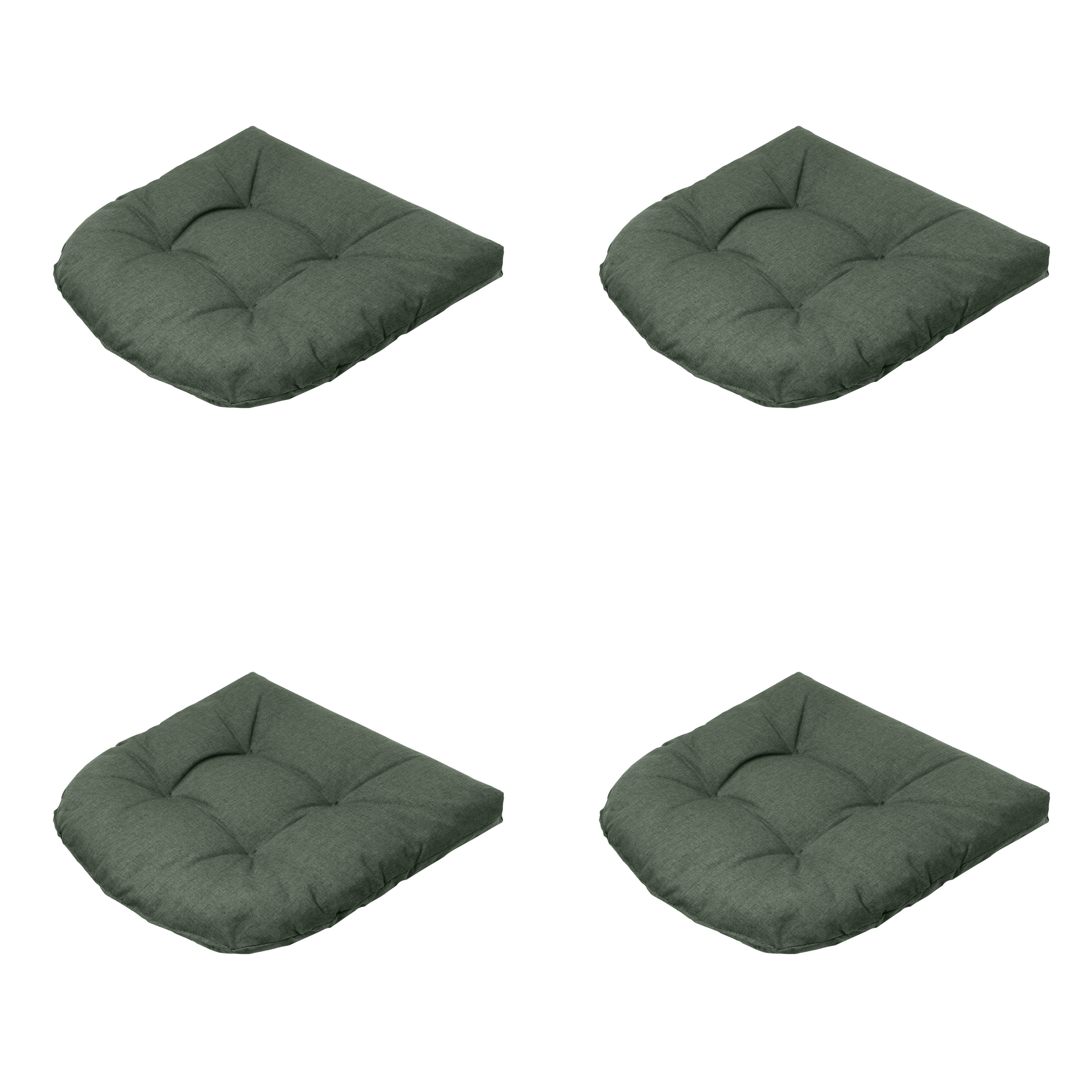 Madison - Zitkussen Best deal - Groen - 46x46x6cm - Set van 4