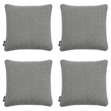 Madison - Sierkussen Nola grey - 45x45x10cm - Set van 4