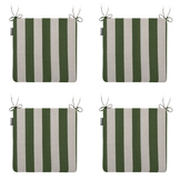 Madison - Zitkussen Amora - Groen - 40x40x4,5cm - Set van 4