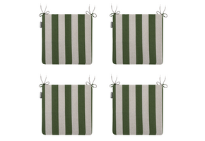 Madison - Zitkussen Amora - Groen - 40x40x4,5cm - Set van 4