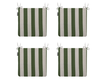 Madison - Zitkussen Amora - Groen - 40x40x4,5cm - Set van 4
