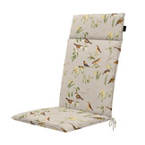 Madison - Tuintstoelkussen Hoge Rug Aria - Beige - 120x50x4cm - Set van 4