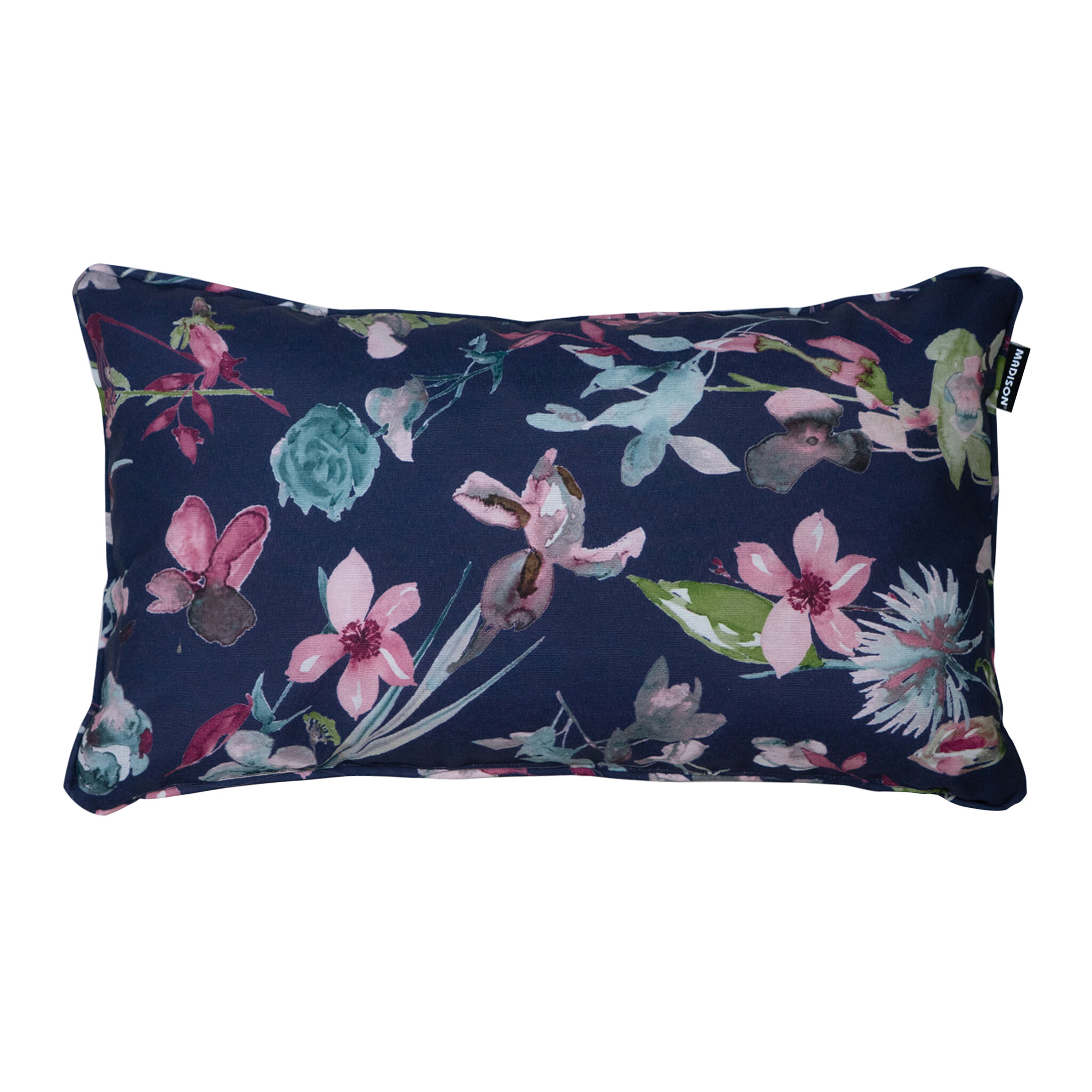 Madison - Sierkussen Cato - Blauw - 30x50x10cm - Set van 4