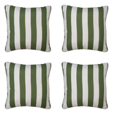 Madison - Sierkussen Amora - Groen - 50x50x10cm - Set van 4