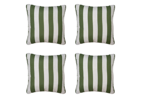 Madison - Sierkussen Amora - Groen - 50x50x10cm - Set van 4