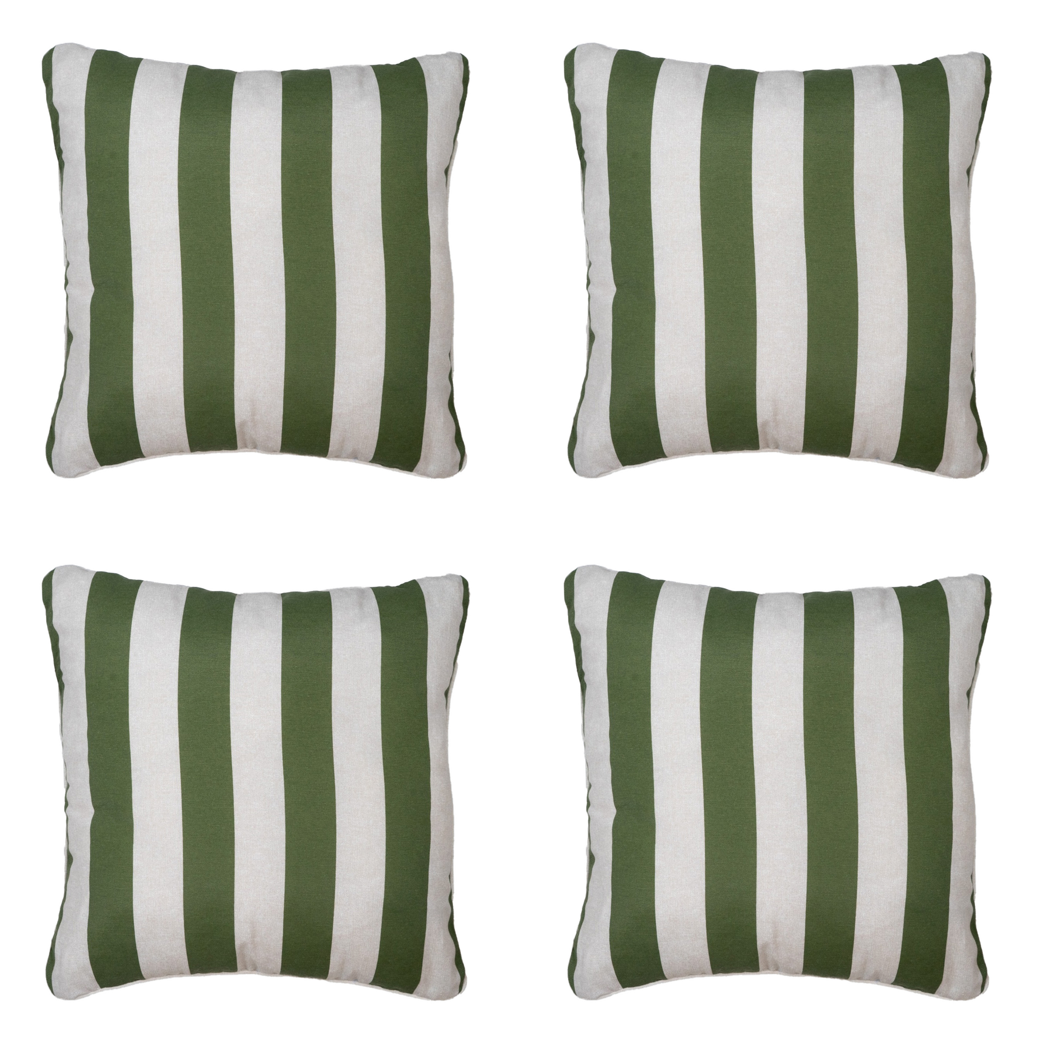 Madison - Sierkussen Amora - Groen - 50x50x10cm - Set van 4