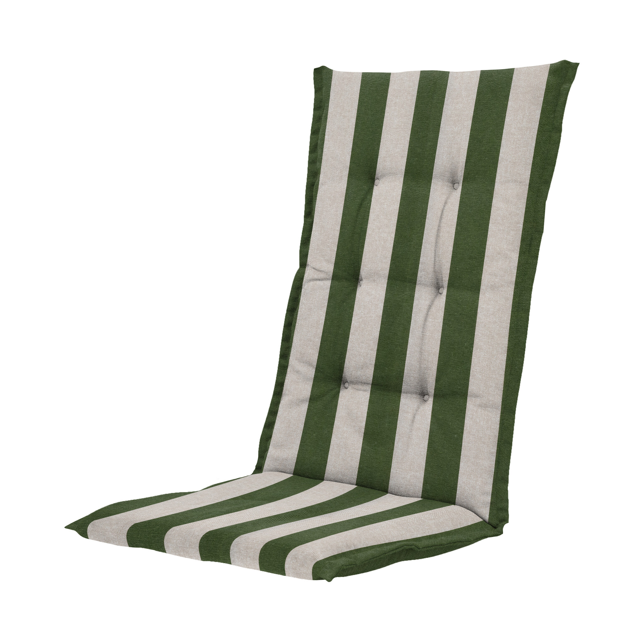 Madison - Kussen hoge rug Amora - Groen - 123x50x5cm - Set van 4