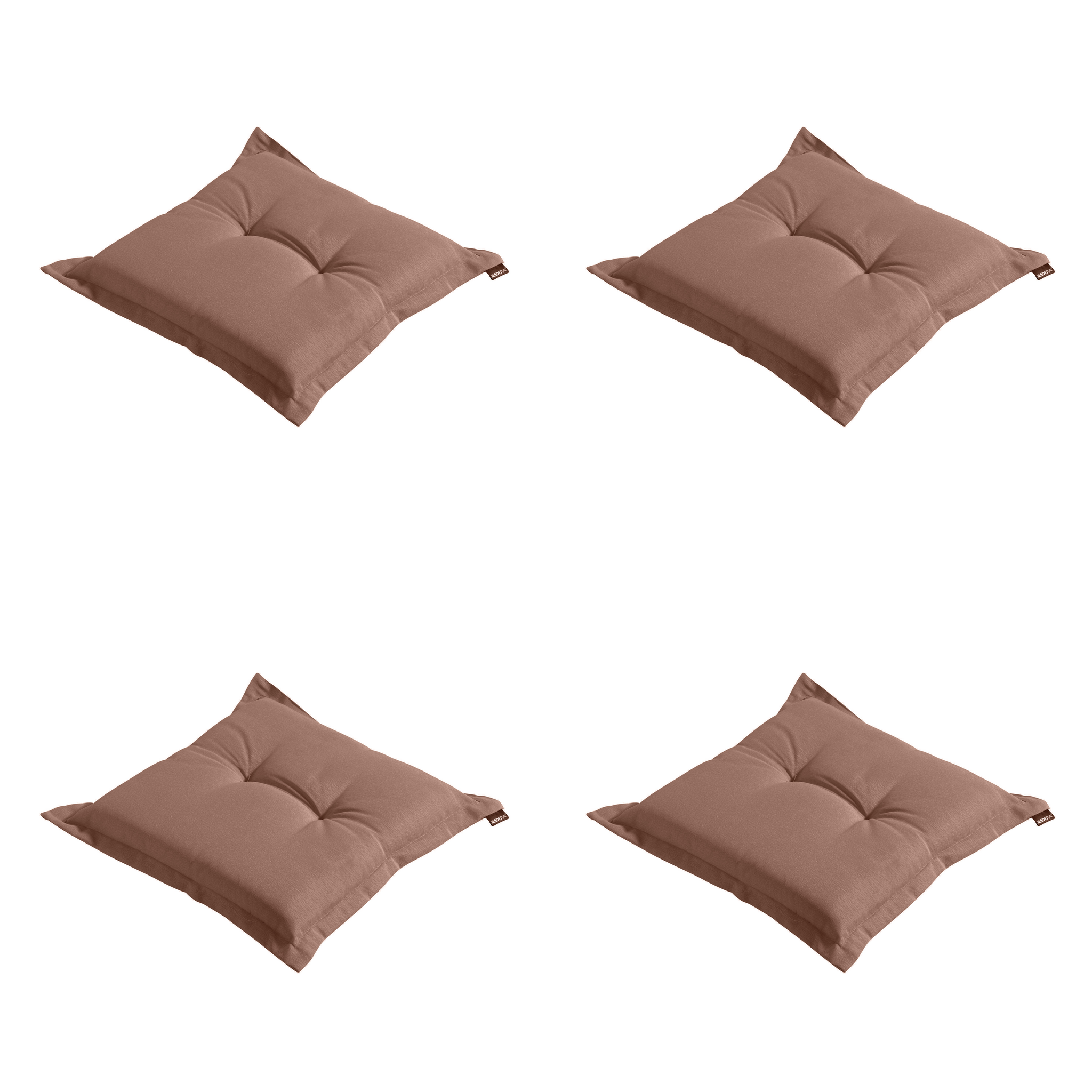 Madison - Zitkussen Panama - Bruin - 50x50x7cm - Set van 4