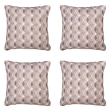 Madison - Sierkussen Rae - Bruin - 50x50x10cm - Set van 4