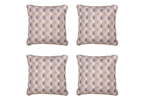 Madison - Sierkussen Rae - Bruin - 50x50x10cm - Set van 4