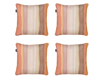 Madison - Sierkussen Nox - Mulitkleur - 50x50x10cm - Set van 4