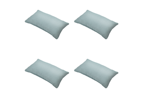 Madison - Sierkussen Eco-line - Blauw - 30x50x10cm - Set van 4