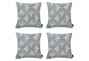 Madison - Sierkussen Napels - Grijs - 50x50x10cm - Set van 4