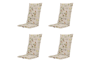 Aria - Kussen Gestikt hoge rug - Set van 4
