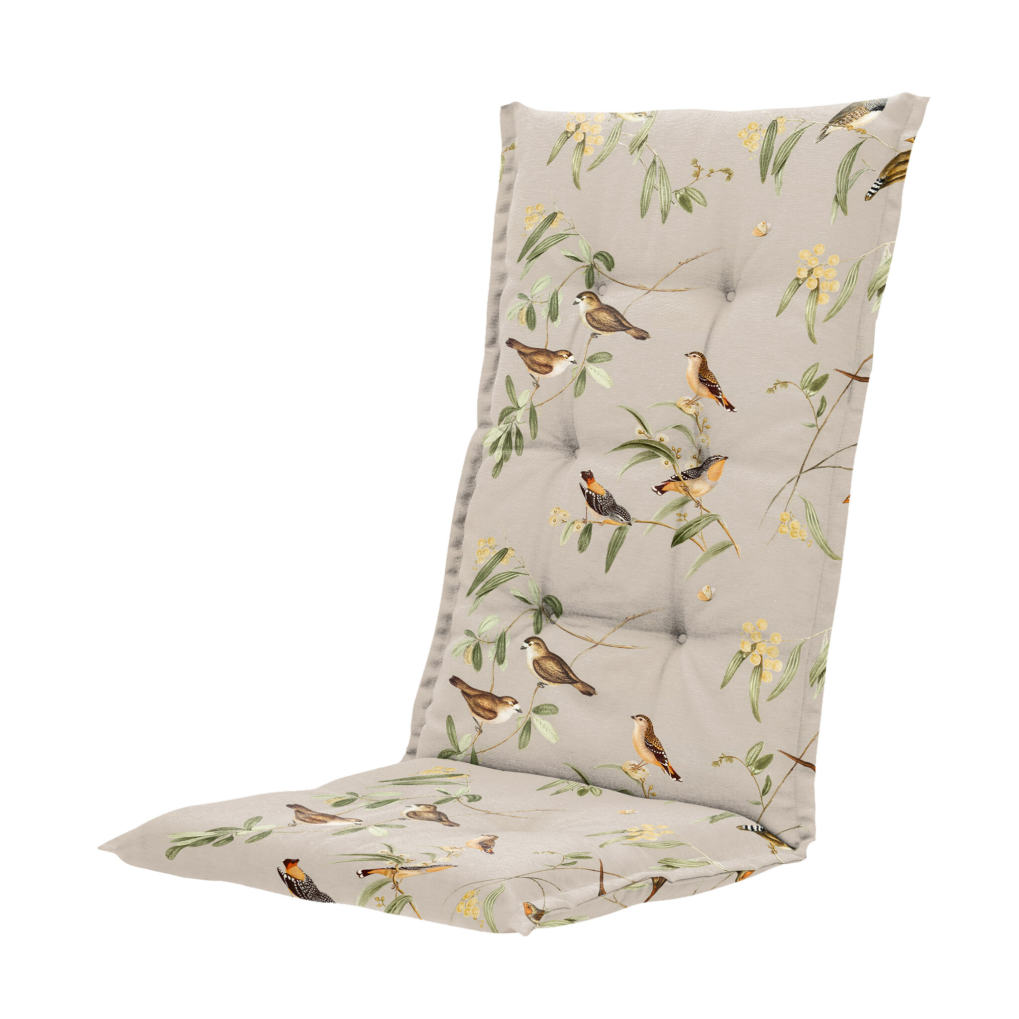 Madison - Kussen hoge rug Aria - Beige - 123x50x5cm - Set van 4