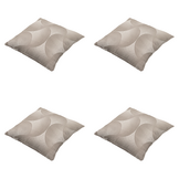 Madison - Sierkussen Napels - Taupe - 50x50x10cm - Set van 4