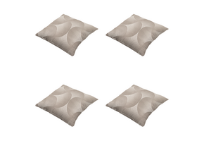Madison - Sierkussen Napels - Taupe - 50x50x10cm - Set van 4