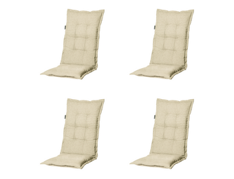 Madison - Kussen hoge rug Richmond - Beige - 123x50x6cm - Set van 4