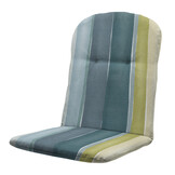 Madison - Kuipstoelkussen Hoge rug Nox - Mulitkleur - 96x45x3,5cm - Set van 4