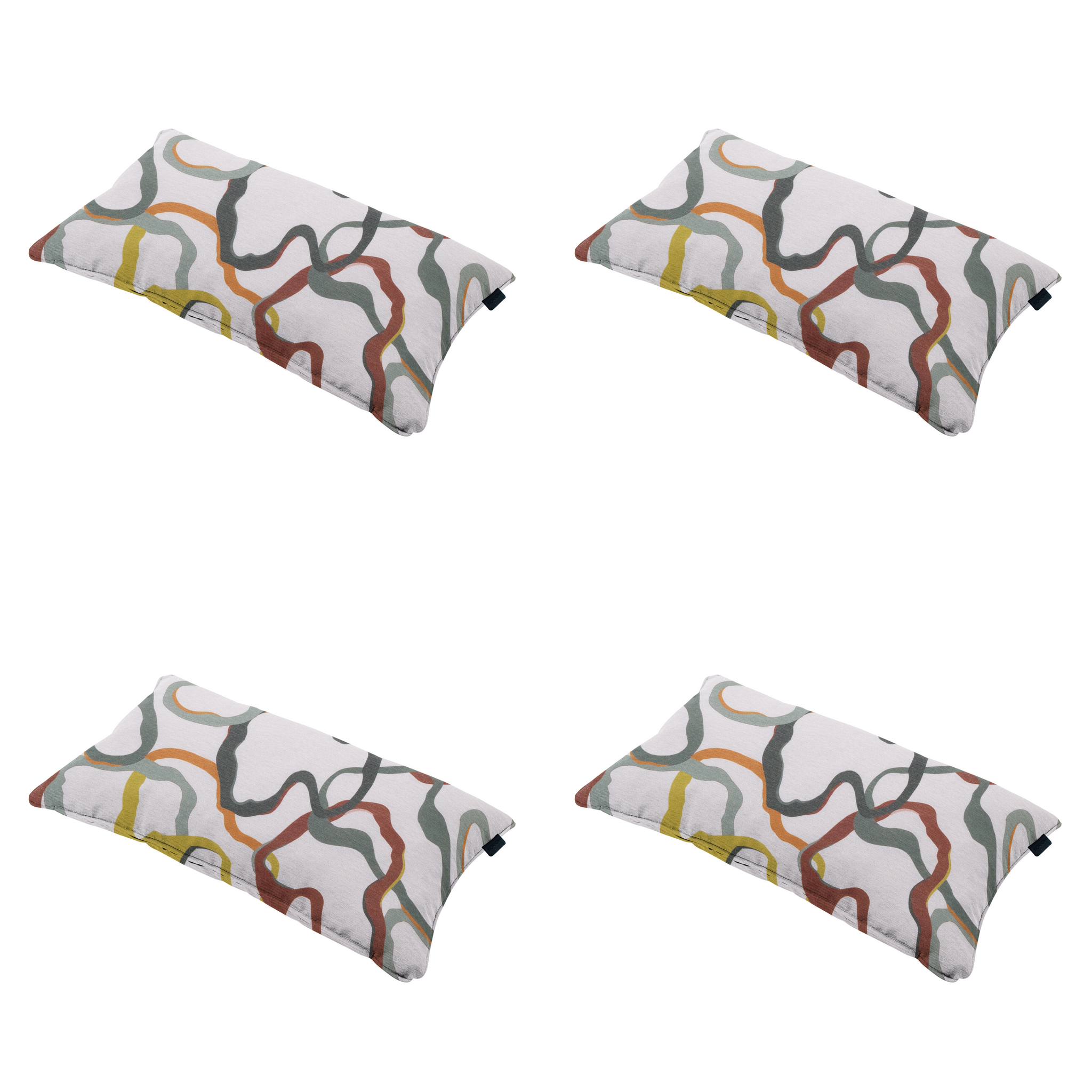 Madison - Sierkussen Blaze - Multikleur - 30x50x10cm - Set van 4