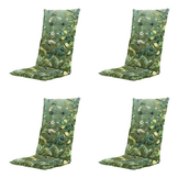 Madison - Kussen hoge rug Elisa - Groen - 123x50x5cm - Set van 4