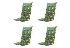 Madison - Kussen hoge rug Elisa - Groen - 123x50x5cm - Set van 4