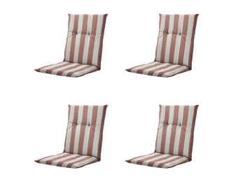 Madison - Kussen lage rug Amora - Bruin - 105x50x6cm - Set van 4