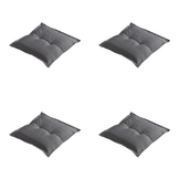 Madison - Zitkussen Manchester - Grijs - 50x50x7cm - Set van 4