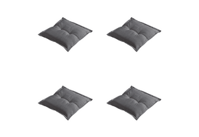 Madison - Zitkussen Manchester - Grijs - 50x50x7cm - Set van 4