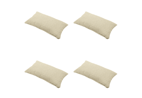 Madison - Sierkussen Richmond - Beige - 30x50x10cm - Set van 4