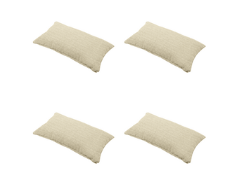 Madison - Sierkussen Richmond - Beige - 30x50x10cm - Set van 4