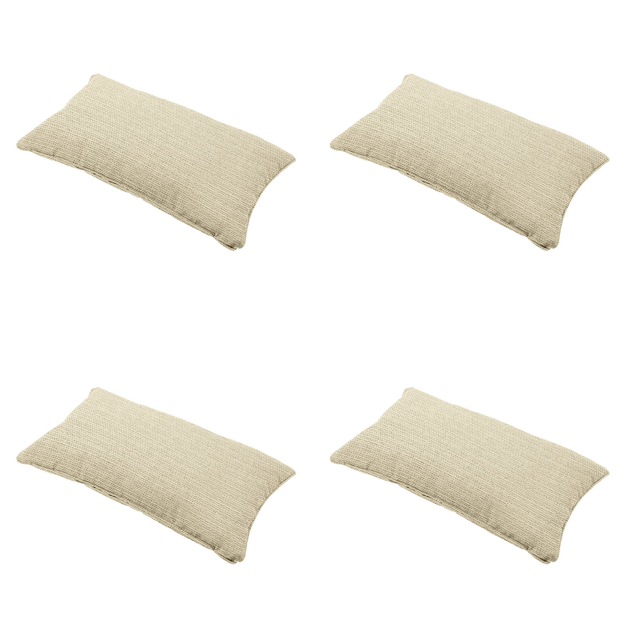 Madison - Sierkussen Richmond - Beige - 30x50x10cm - Set van 4