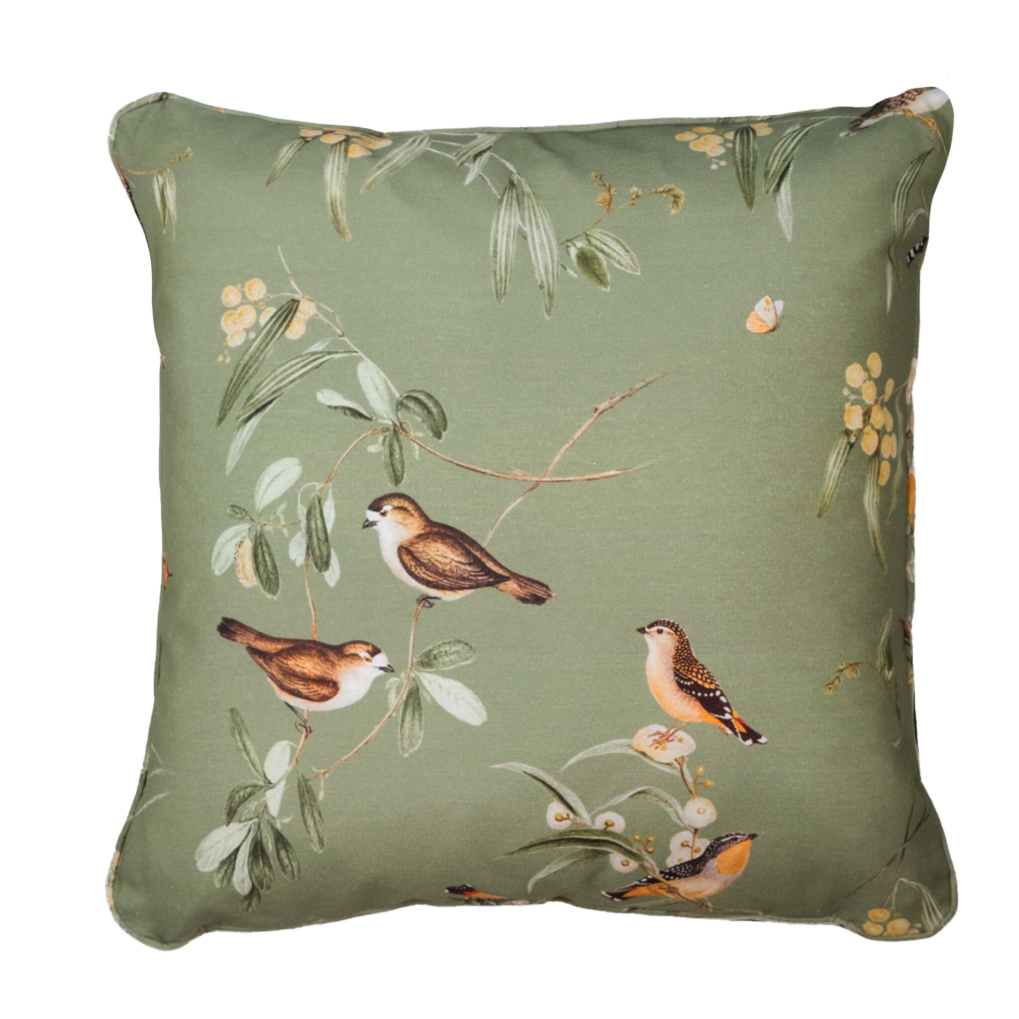 Madison - Sierkussen Aria - Groen - 50x50x10cm - Set van 4