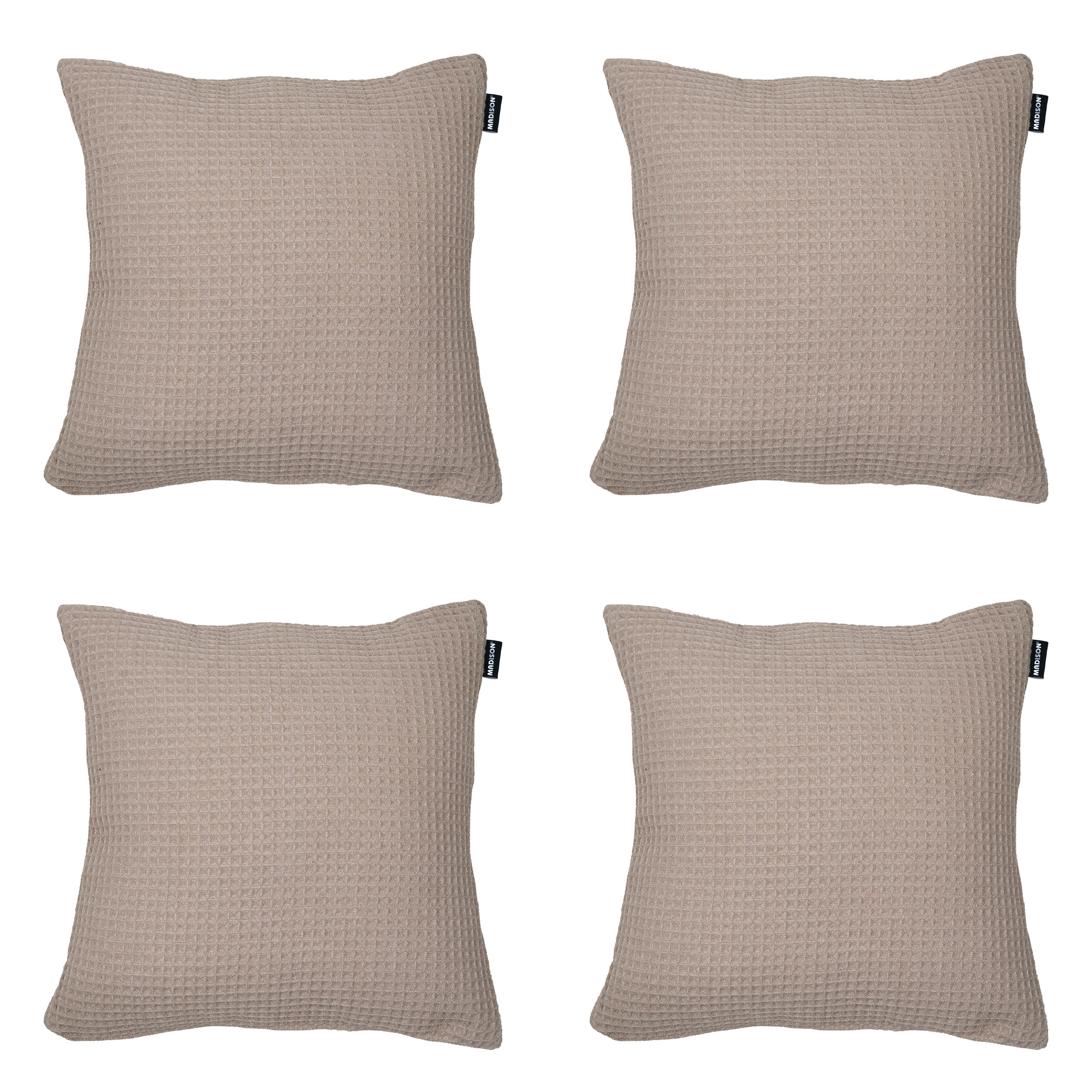 Madison - Sierkussen Madison Home - Bruin - 45x45x10cm - Set van 4