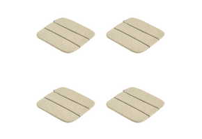 Madison - Zitkussen Richmond - Beige - 40x40x3cm - Set van 4