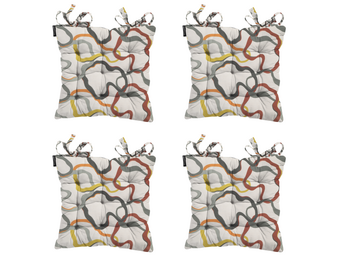 Madison - Zitkussen Blaze - Multikleur - 46x46x8cm - Set van 4