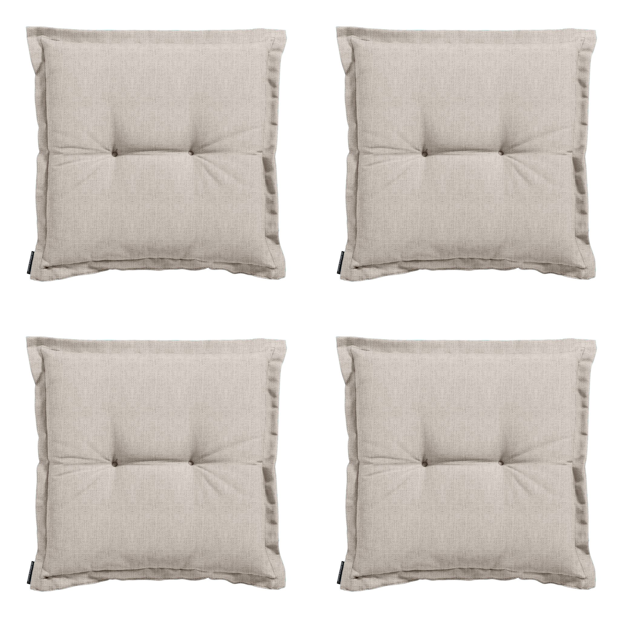 Madison - Zitkussen Panama - Beige - 50x50x7cm - Set van 4