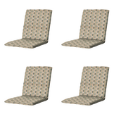 Madison - Stapelstoelkussen Rae - Groen - 97x49x5cm - Set van 4