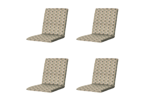 Madison - Stapelstoelkussen Rae - Groen - 97x49x5cm - Set van 4