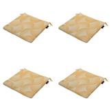Madison - Zitkussen Napels - Geel - 40x40x4,5cm - Set van 4