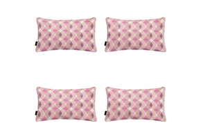 Madison - Sierkussen Rae - Paars - 30x50x10cm - Set van 4
