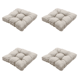 Madison - Zitkussen Panama - Beige - 47x47x10cm - Set van 4