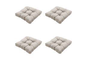 Madison - Zitkussen Panama - Beige - 47x47x10cm - Set van 4
