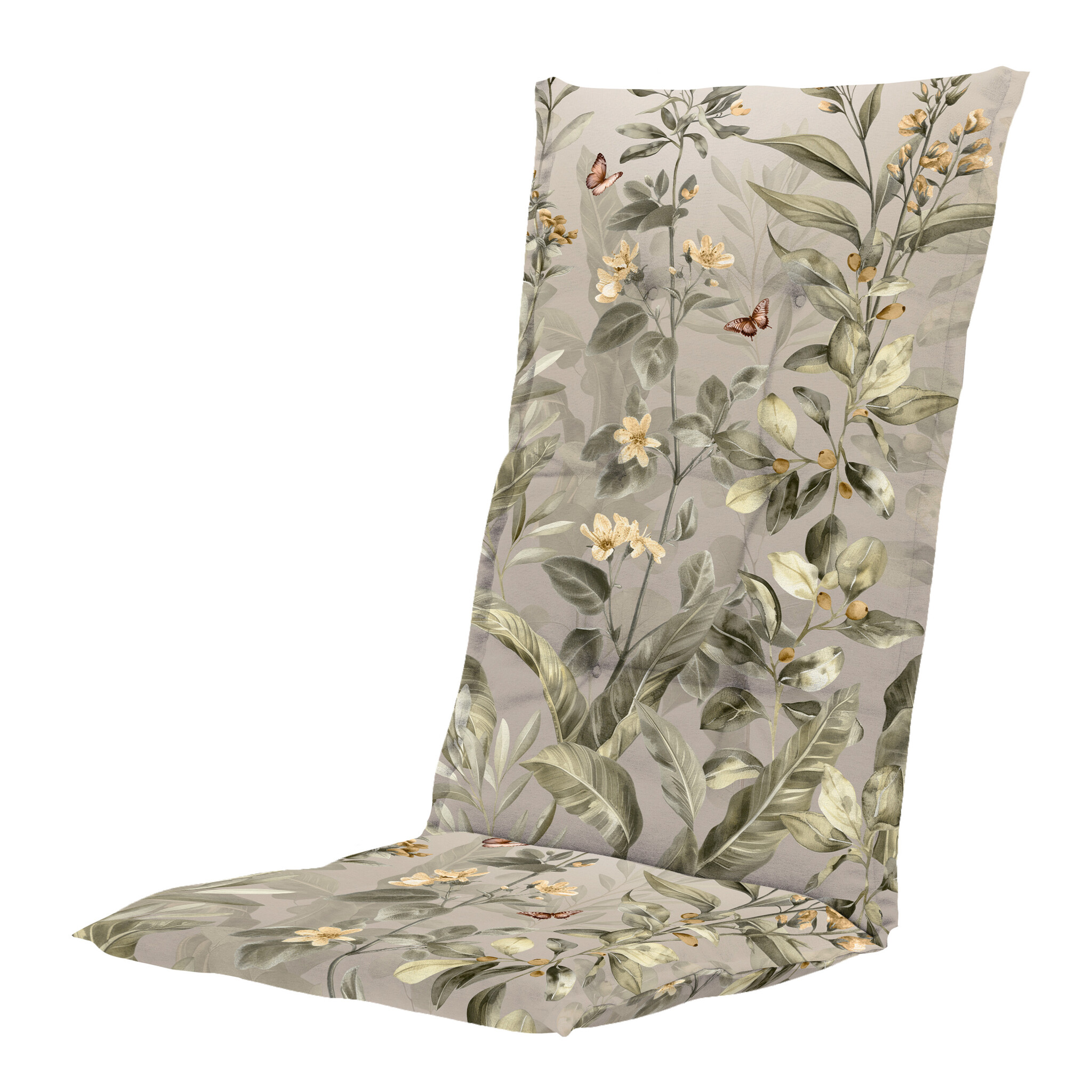 Elisa - Kussen hoge rug Gestikt - Set van 4